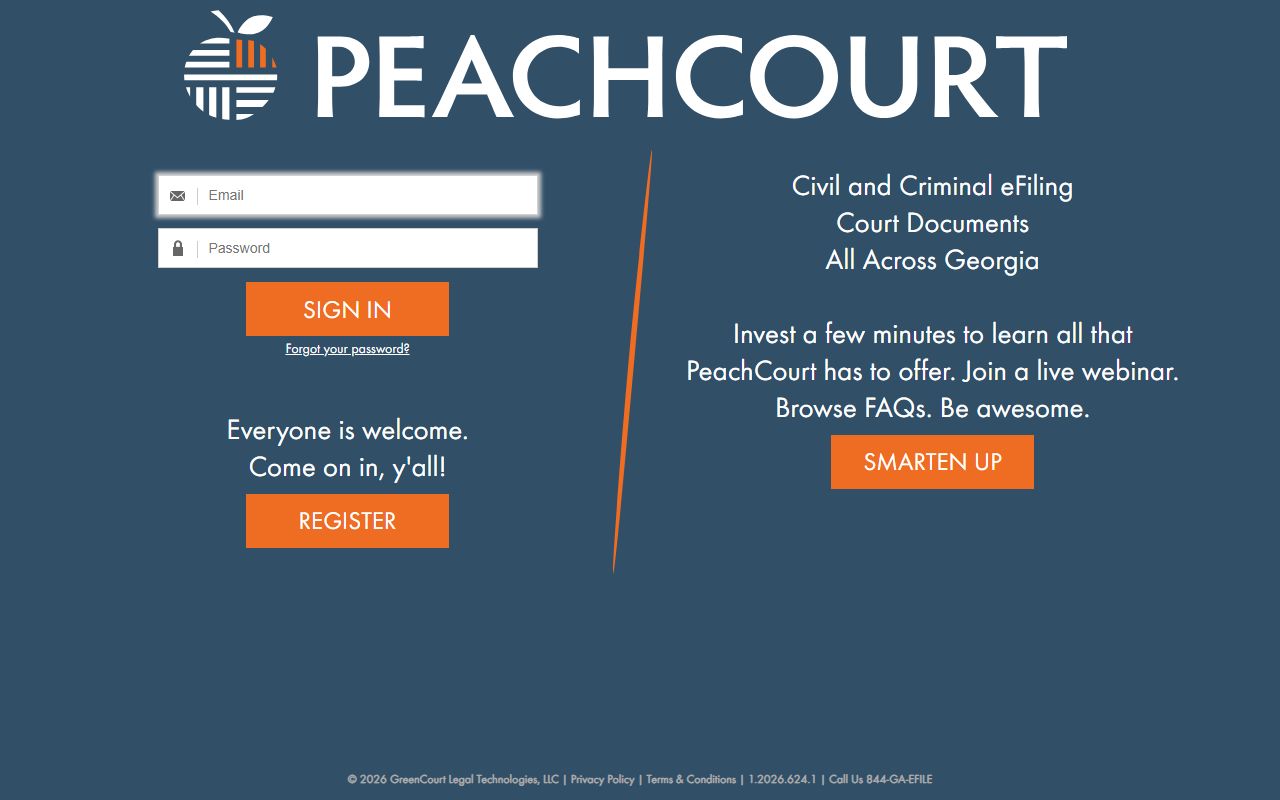 Webster County court records PeachCourt access route