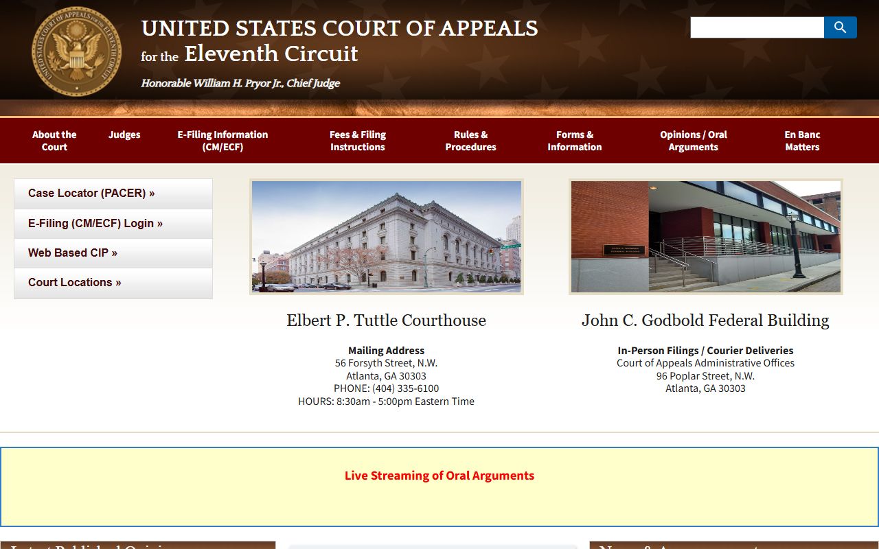Webster County warrant records Eleventh Circuit federal appeal source