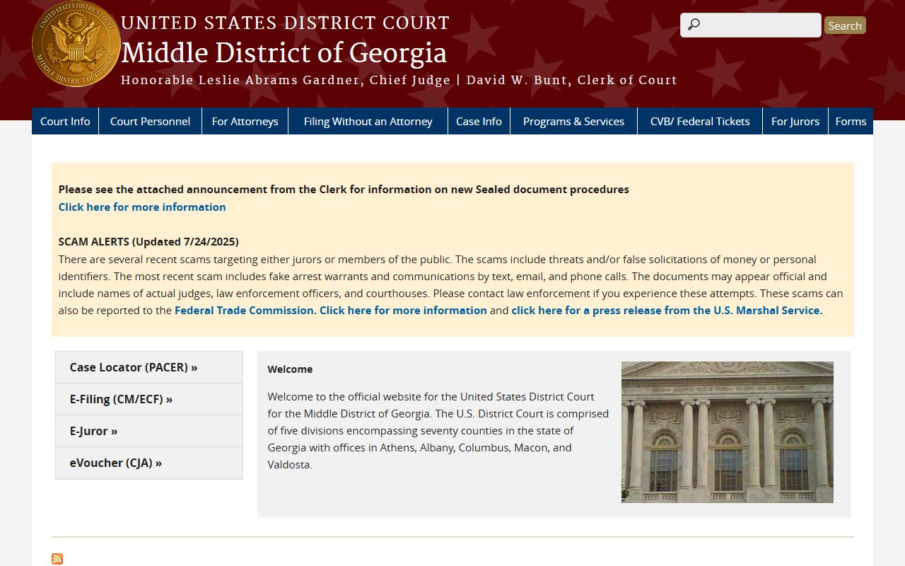 Webster County warrant records federal court source